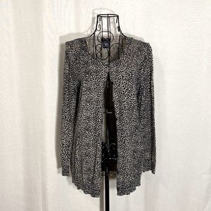 ANN TAYLOR Cotton Blend Buttoned Cardigan